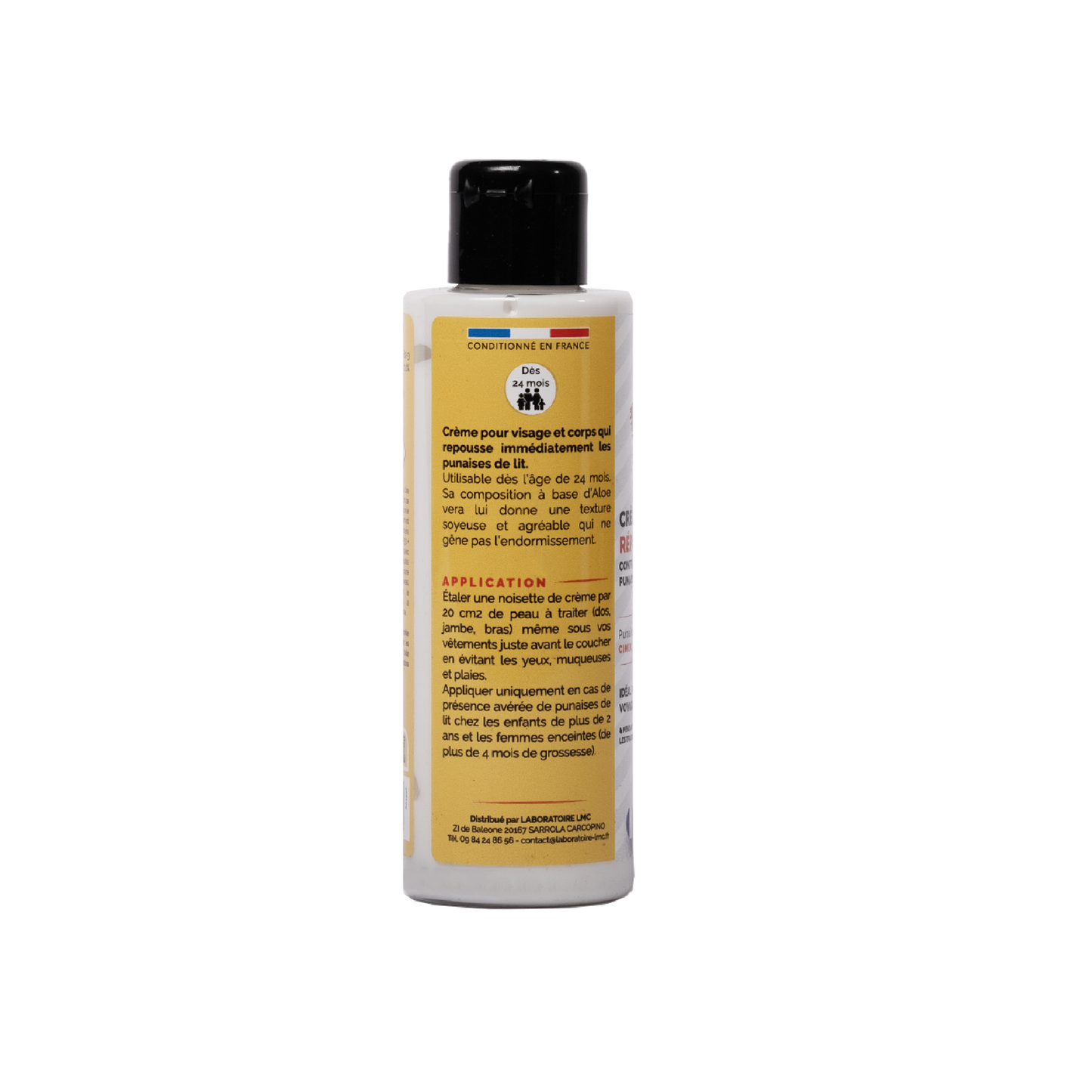 RampX Crème Répulsive Cutanée 100mL – Protection Anti-Piqûres de Punaises de Lit – Dès 24 Mois