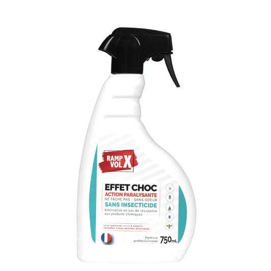 RampX VolX Spray Polymère 750mL – Insecticide Physique Sans Insecticide – Insectes Volants & Rampants