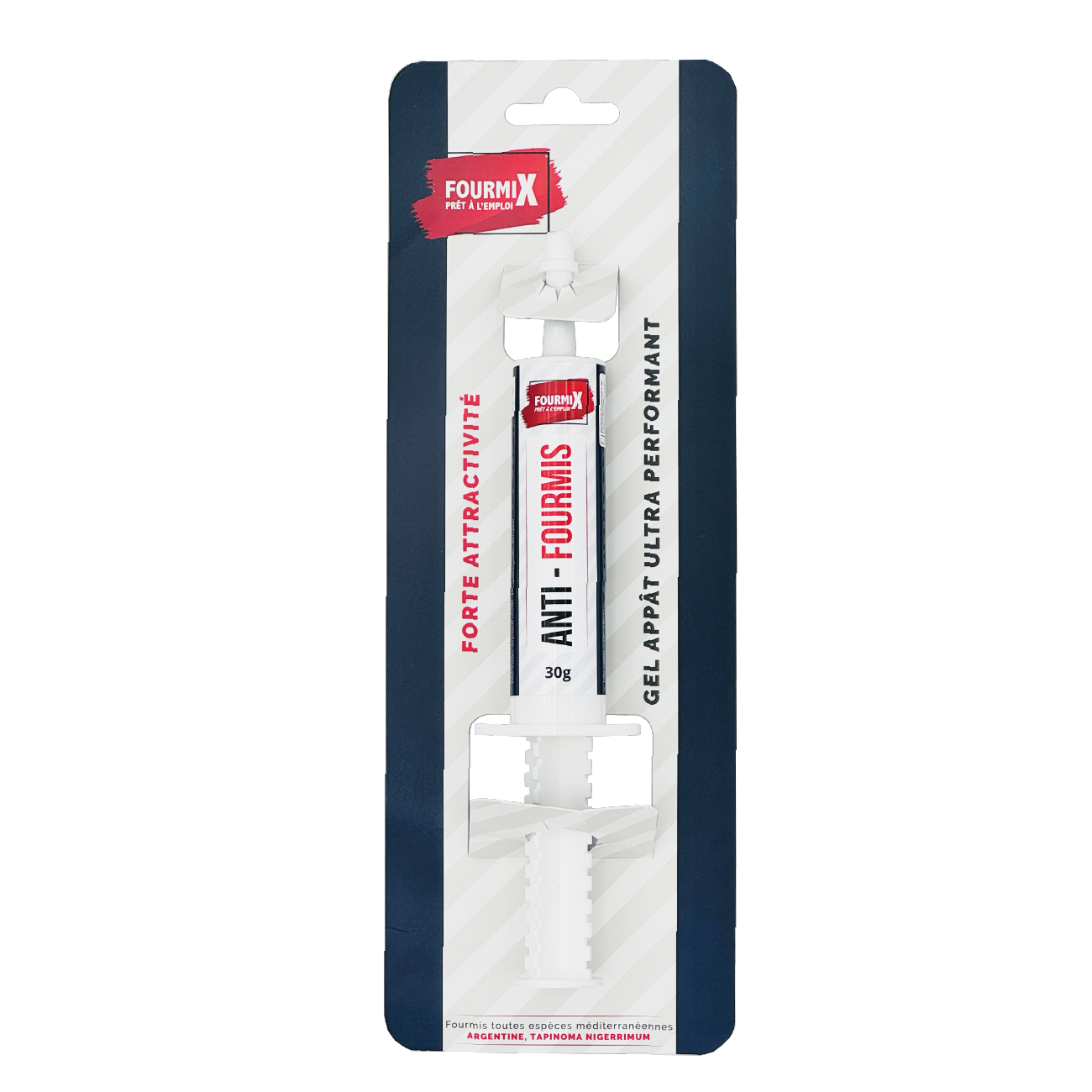 FourmiX Gel Appât 30g – Seringue Anti-Fourmis Ultra-Appétente Prête à l’Emploi - Fabriqué en France