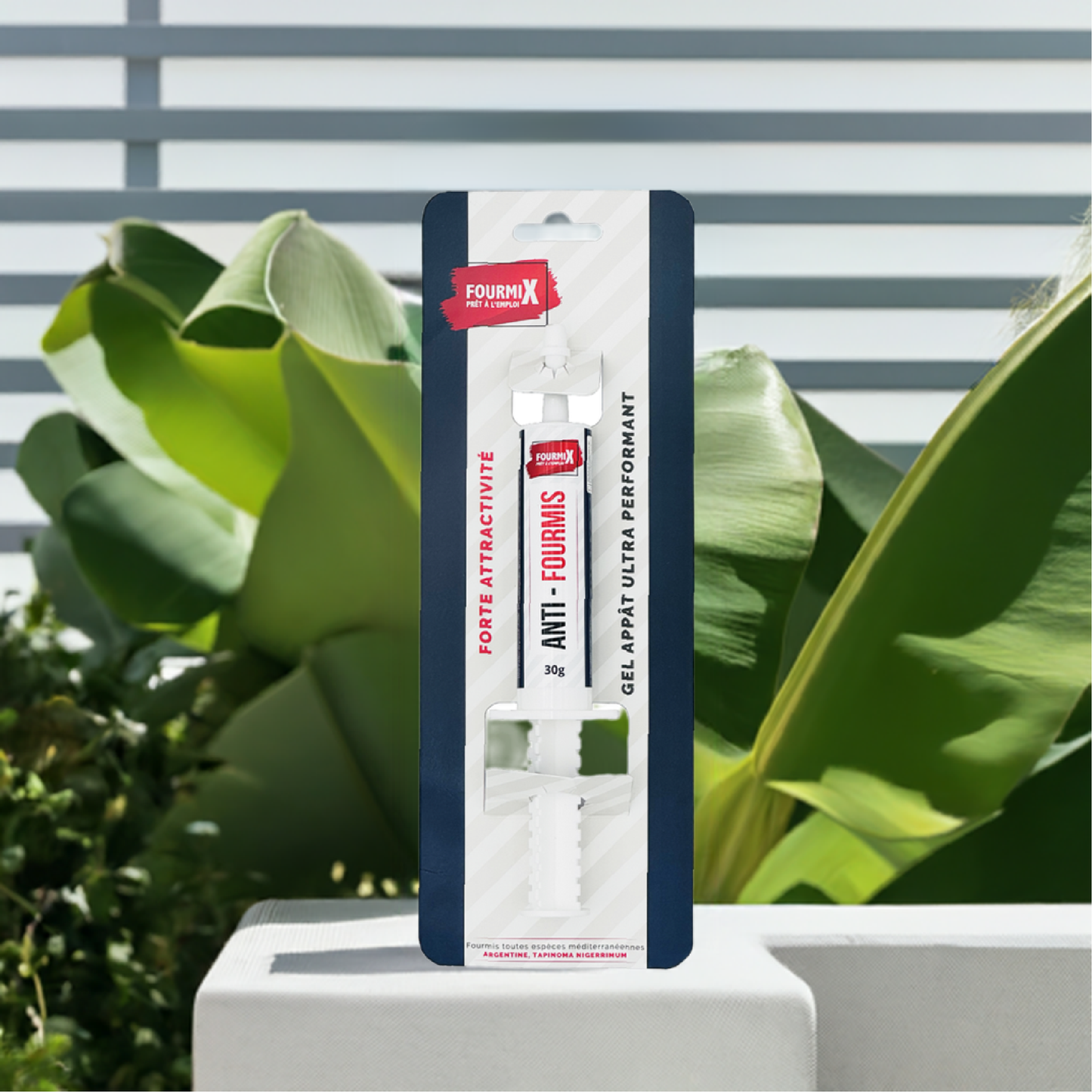 FourmiX Gel Appât 30g – Seringue Anti-Fourmis Ultra-Appétente Prête à l’Emploi - Fabriqué en France