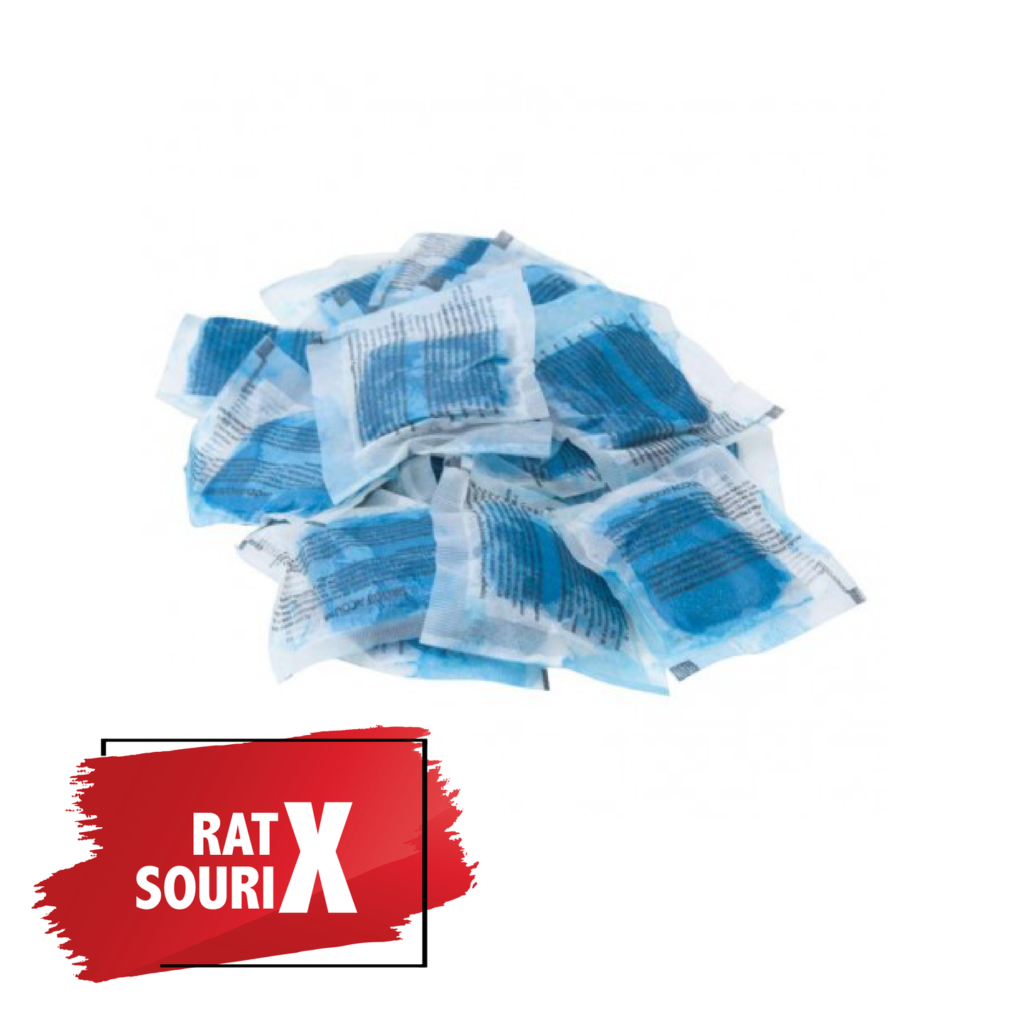 RatX SouriX Pâtes Bleues Brodif 25 – 150g – Appât Renforcé Anti-Rats et Souris – Cas Difficiles - Fabriqué en France