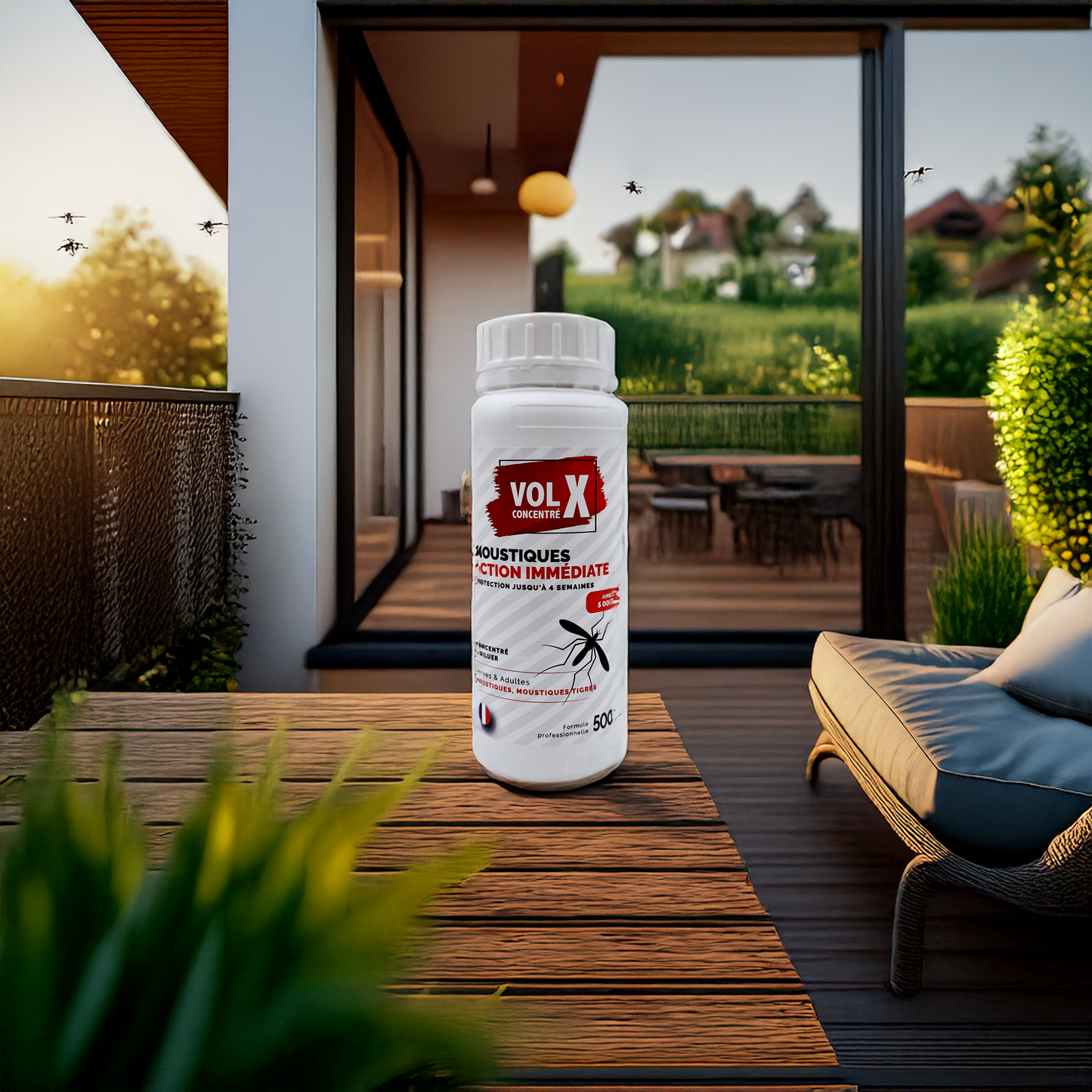 VolX - Liquide Spécial Moustiques - Concentré - Flacon 500 ml